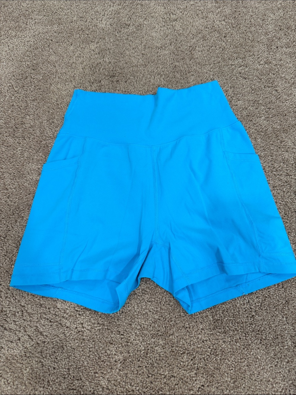 BuffBunny Bright Blue Athletic Shorts